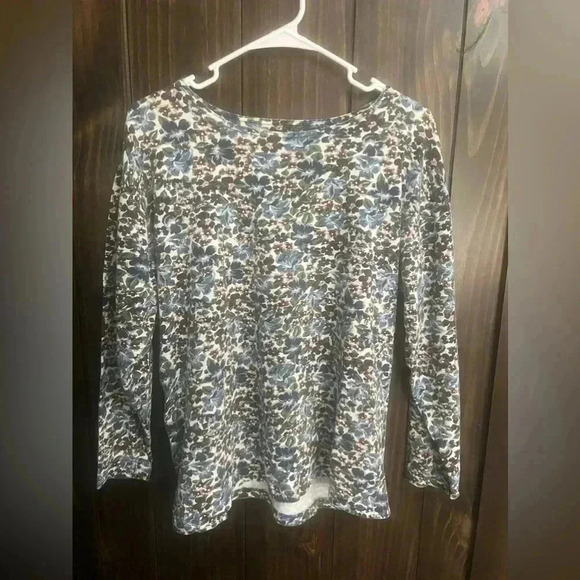 VINTAGE NUOVO JEANSWEAR FLORAL LONG SLEEVE TOP - Picture 2 of 4